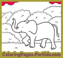 How to Draw a Simple Elephant for Kids