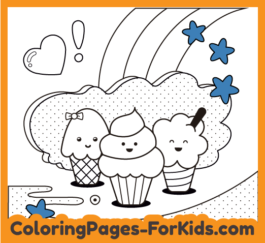 Drawing Tutorial for Children. Printable Creative Activity for Kids. How To Draw  Ice Cream Step by Step Stock Vector - Illustration of page, printable:  254222072