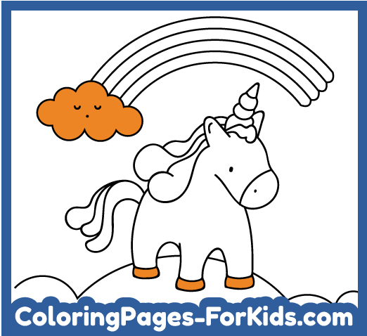 Download Online Unicorn Coloring Pages